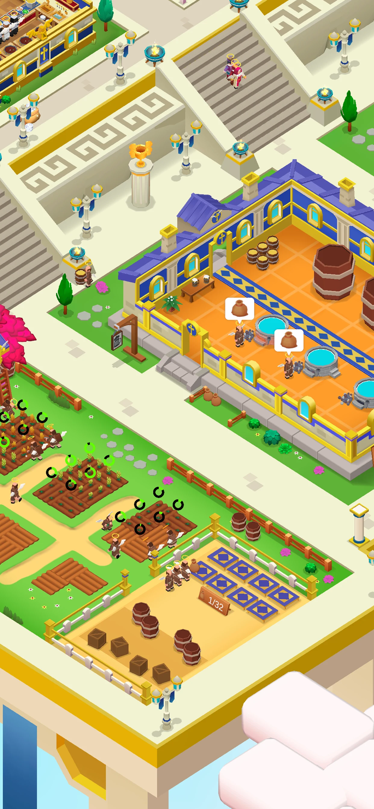 Idle Abbey Tycoon: Help people screenshot