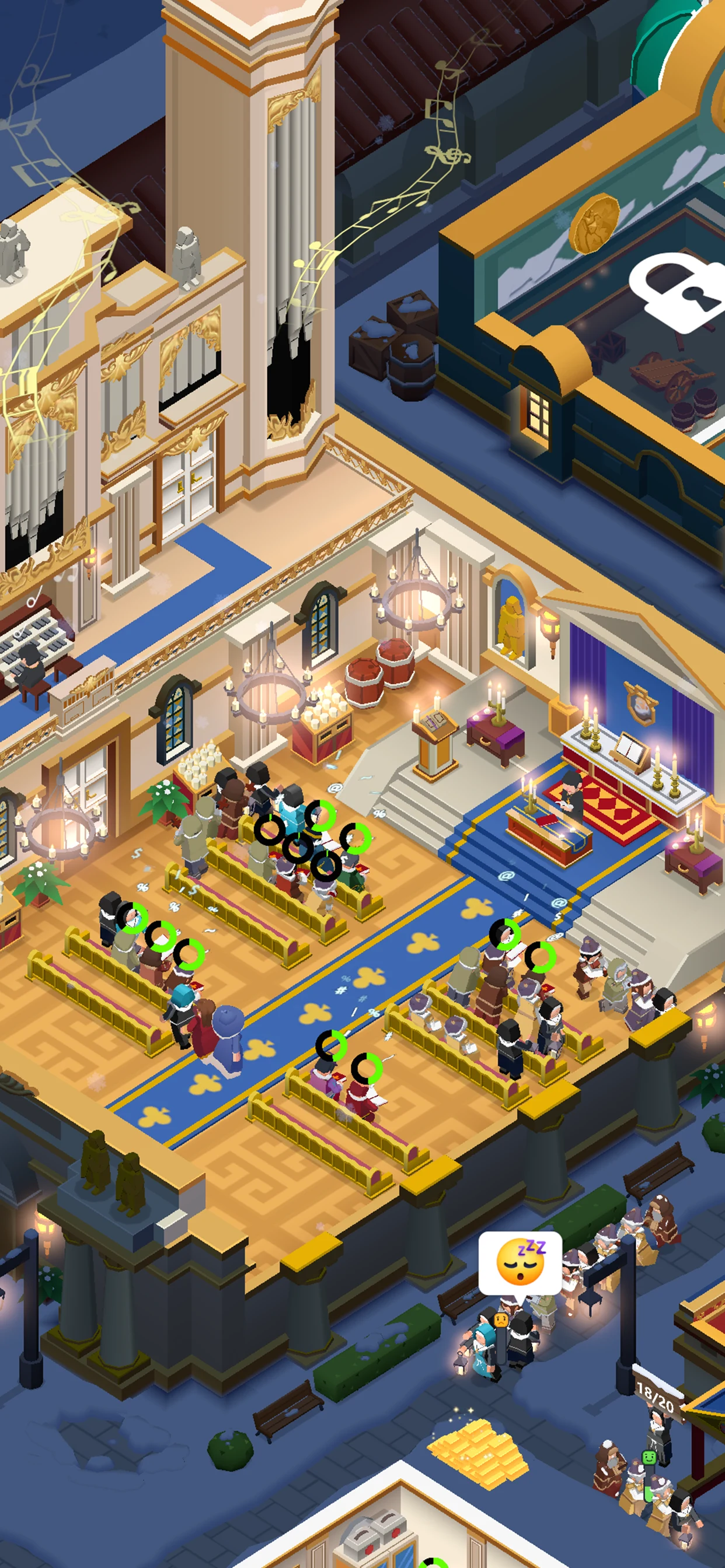 Idle Abbey Tycoon: Help people screenshot