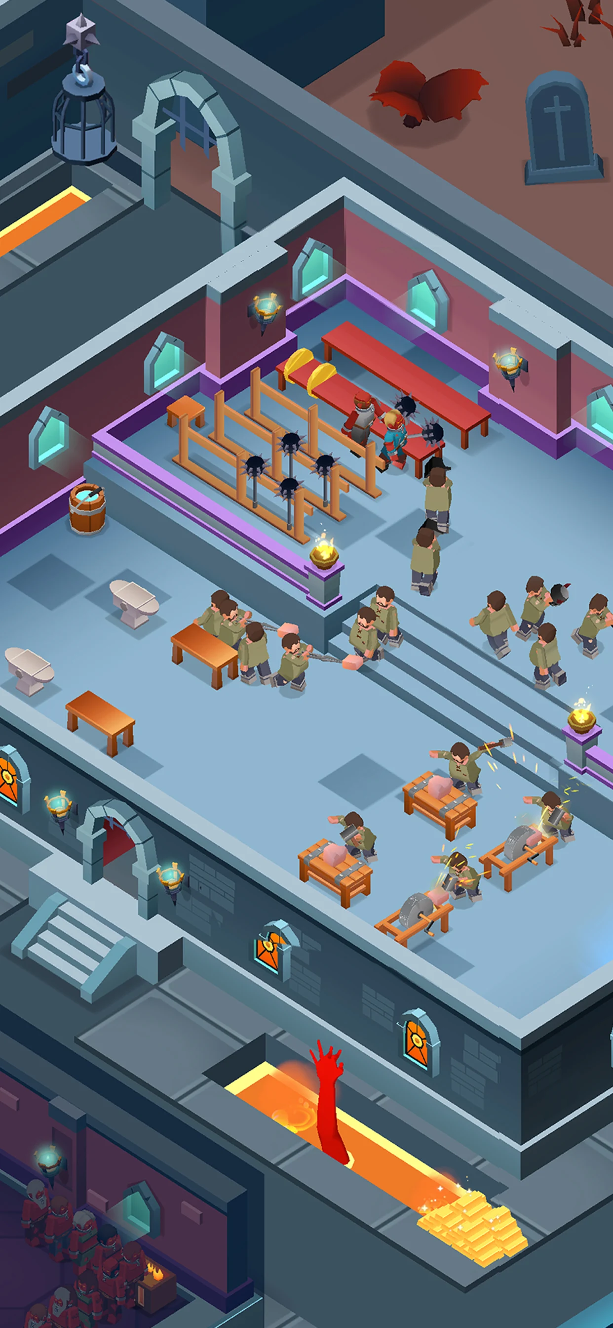 Idle Abbey Tycoon: Help people screenshot
