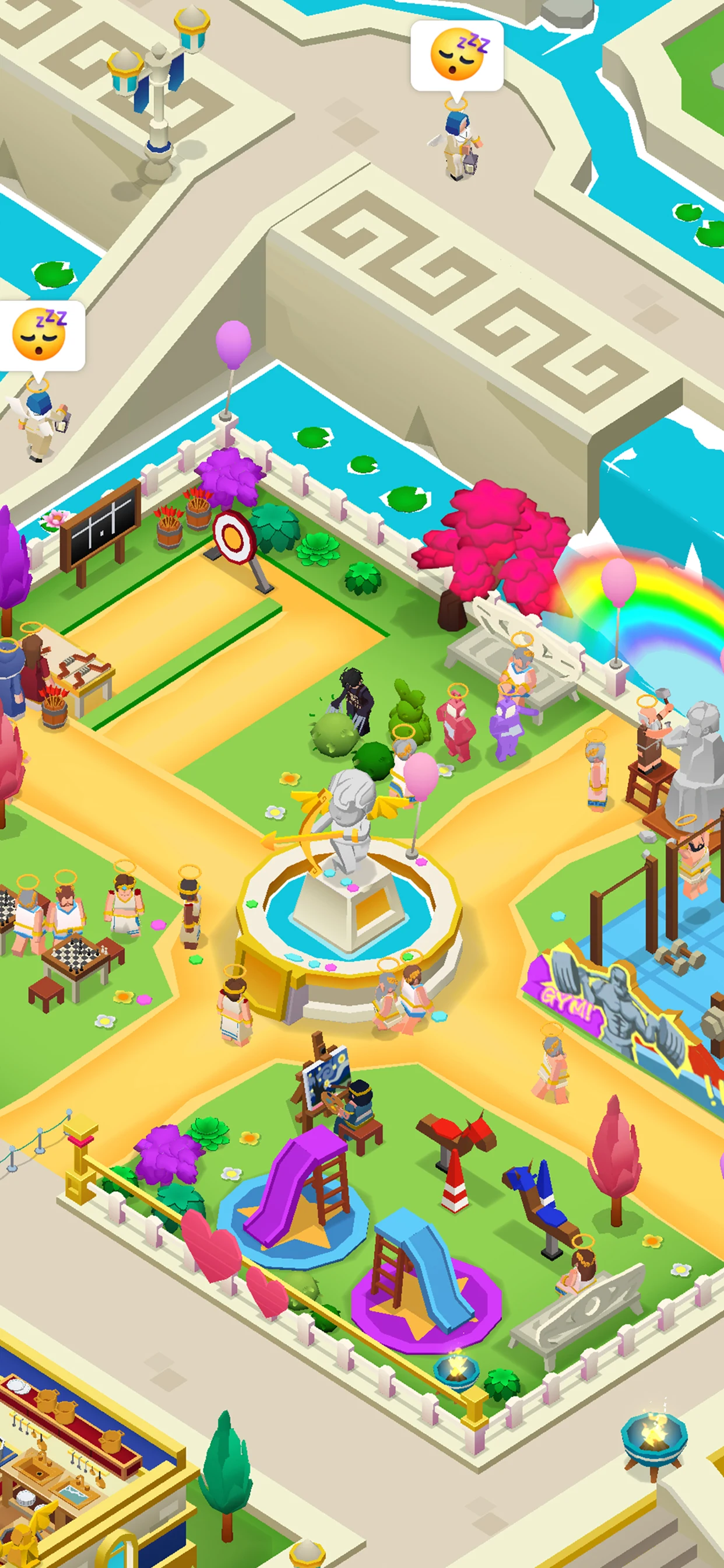 Idle Abbey Tycoon: Help people screenshot