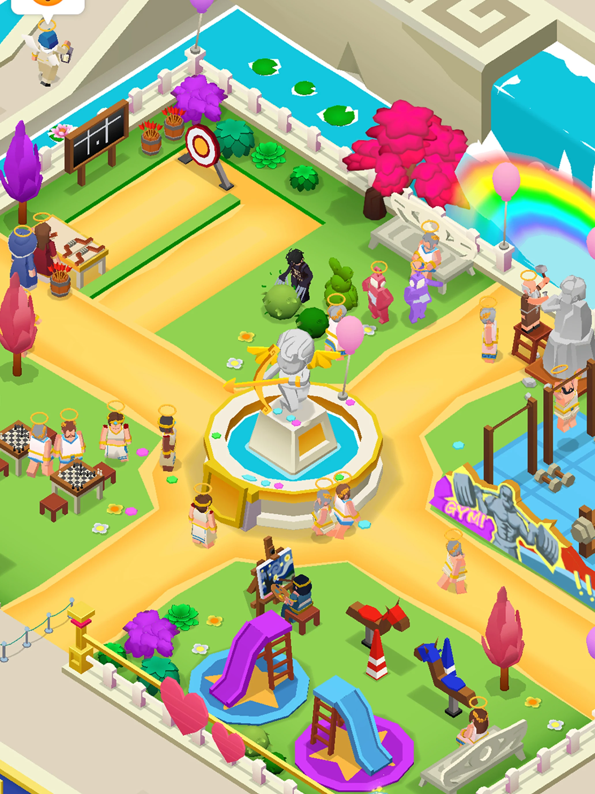 Idle Abbey Tycoon: Help people screenshot