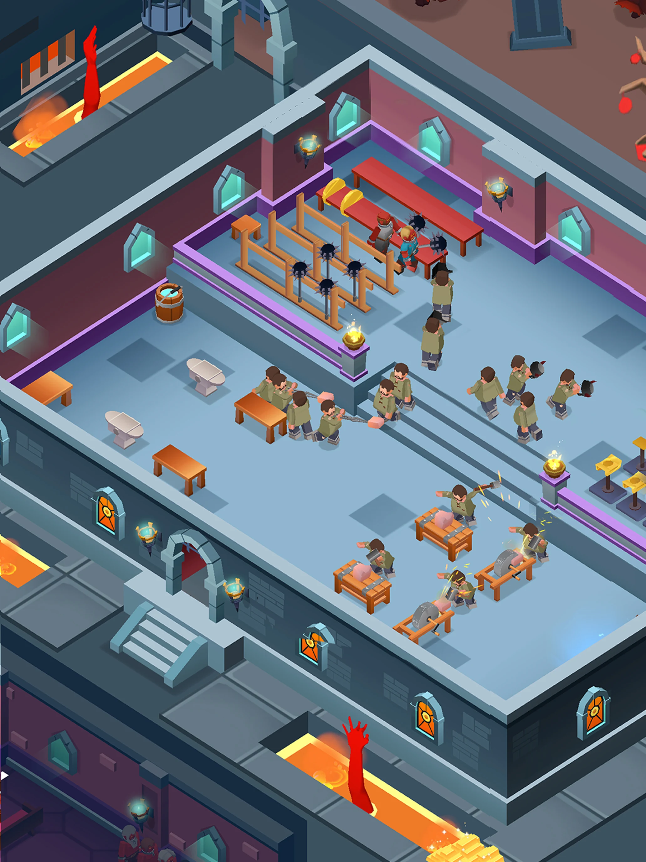 Idle Abbey Tycoon: Help people screenshot